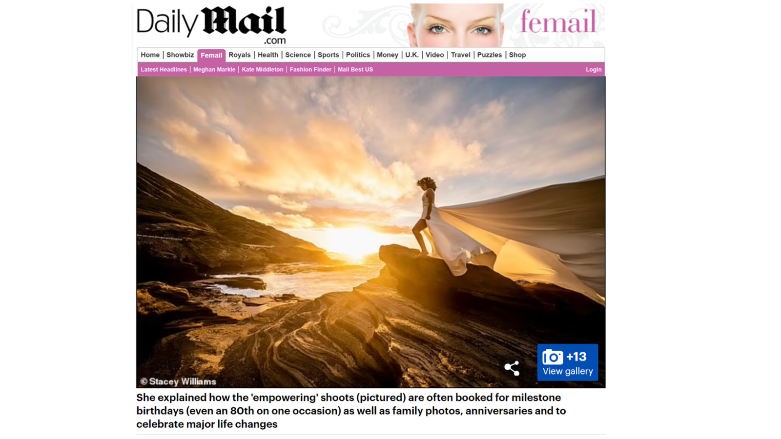 Daily Mail UK feature on Flying Dress Collective