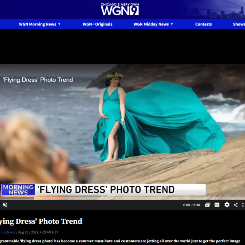 WGN-TV Chicago segment featuring Flying Dress Collective