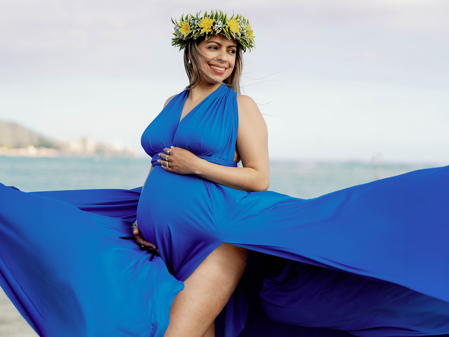Flying-Dress-Maternity-Photo Flying-Dress-Maternity-Photo